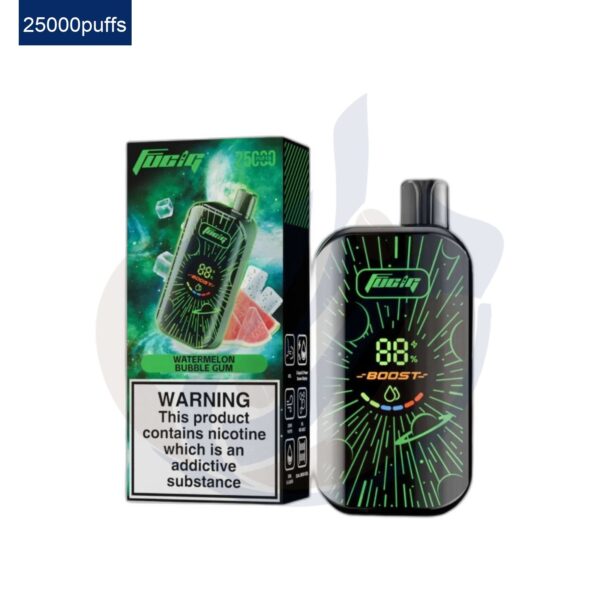 اشتري Fucig 25K Watermelon Bubble Gum Ice Disposable اونلاين – افضل اسعار وافضل شحن