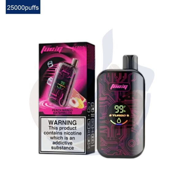 اشتري Fucig 25K Peach Mango Watermelon Ice Disposable اونلاين – افضل اسعار وافضل شحن