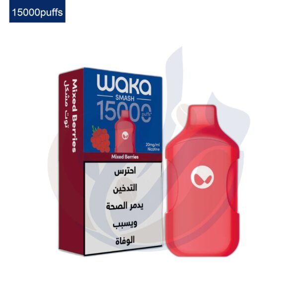 اشتري WAKA Smash 15K Mixed Berries Disposable اونلاين – افضل اسعار وافضل شحن