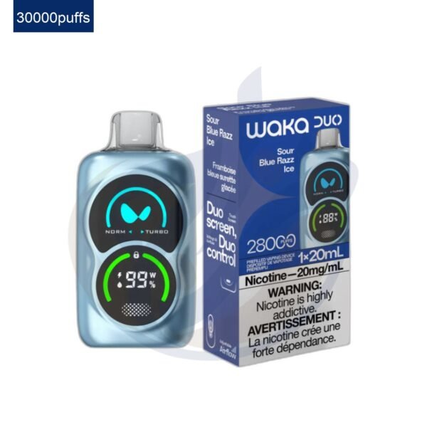 اشتري WAKA DUO 30K Sour Blue Raspberry اونلاين – افضل اسعار وافضل شحن