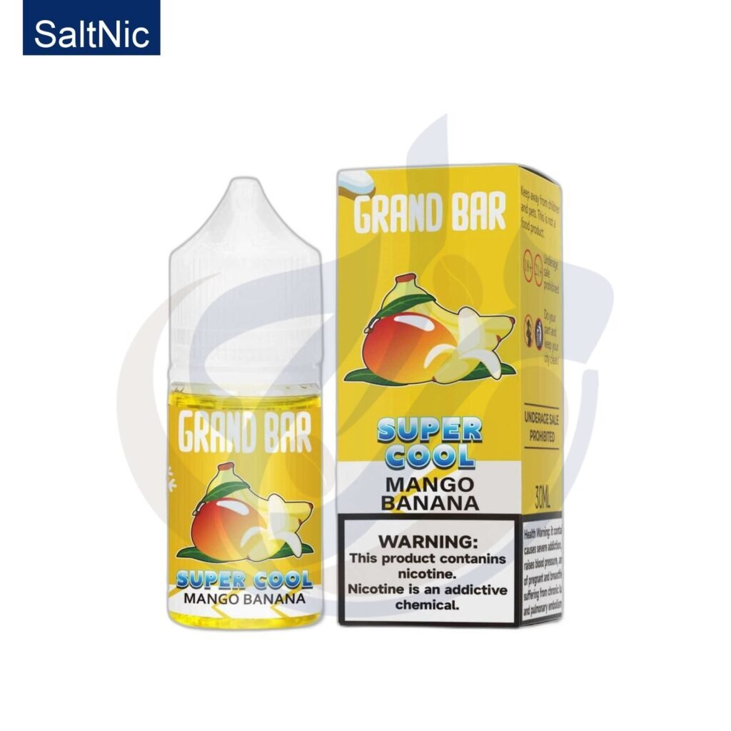 اشتري Grand Vape Super Cool SaltNic Mango Banana اونلاين – افضل اسعار وافضل شحن