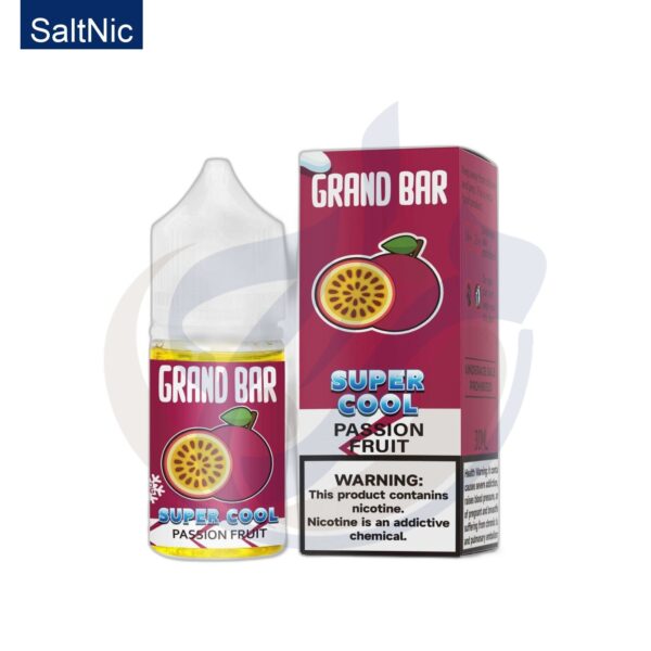 اشتري Grand Vape Super Cool SaltNic Passion Fruit اونلاين – افضل اسعار وافضل شحن