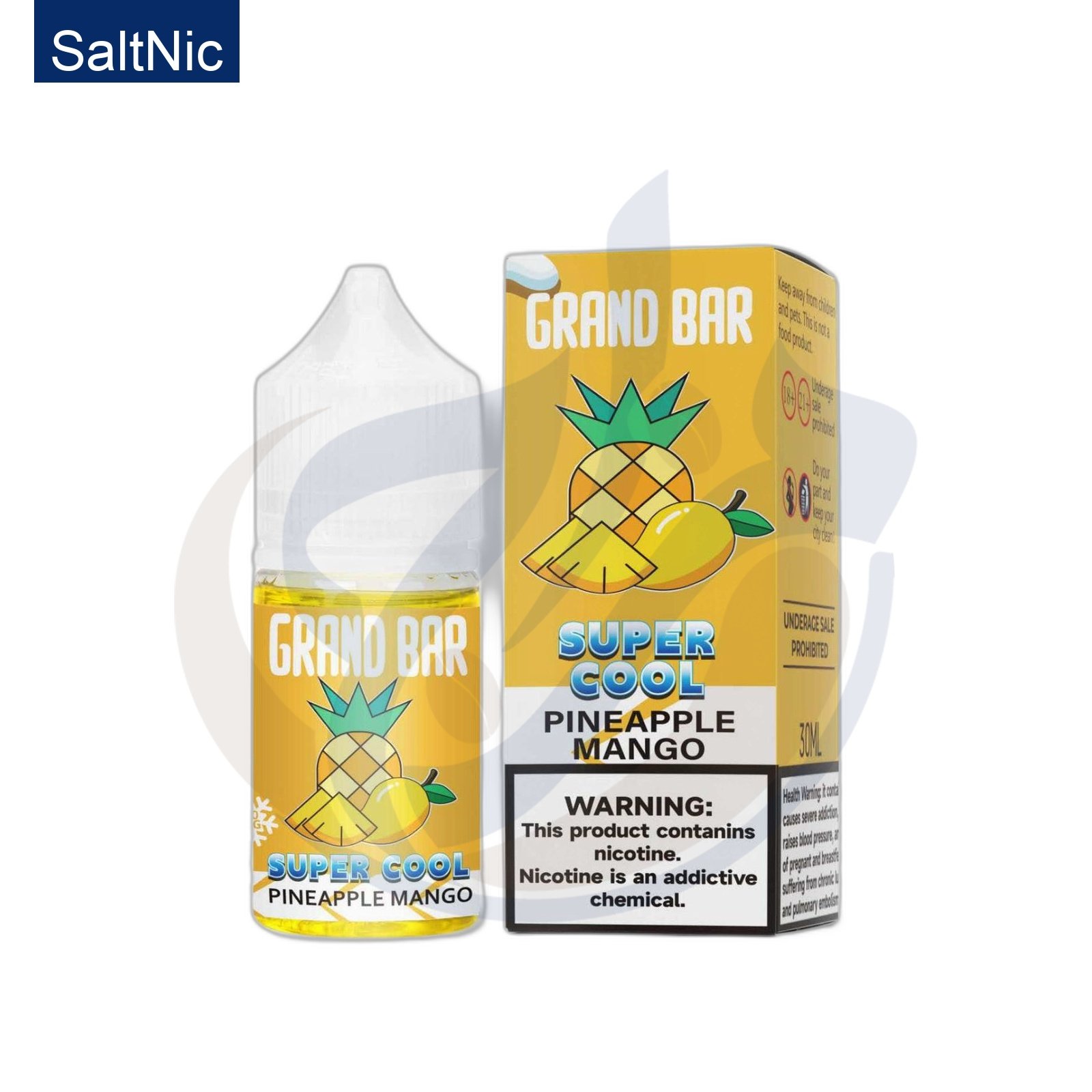 Grand Vape Super Cool SaltNic Pineapple Mango اشتري Grand Vape Super Cool SaltNic Pineapple Mango اونلاين – افضل اسعار وافضل شحن