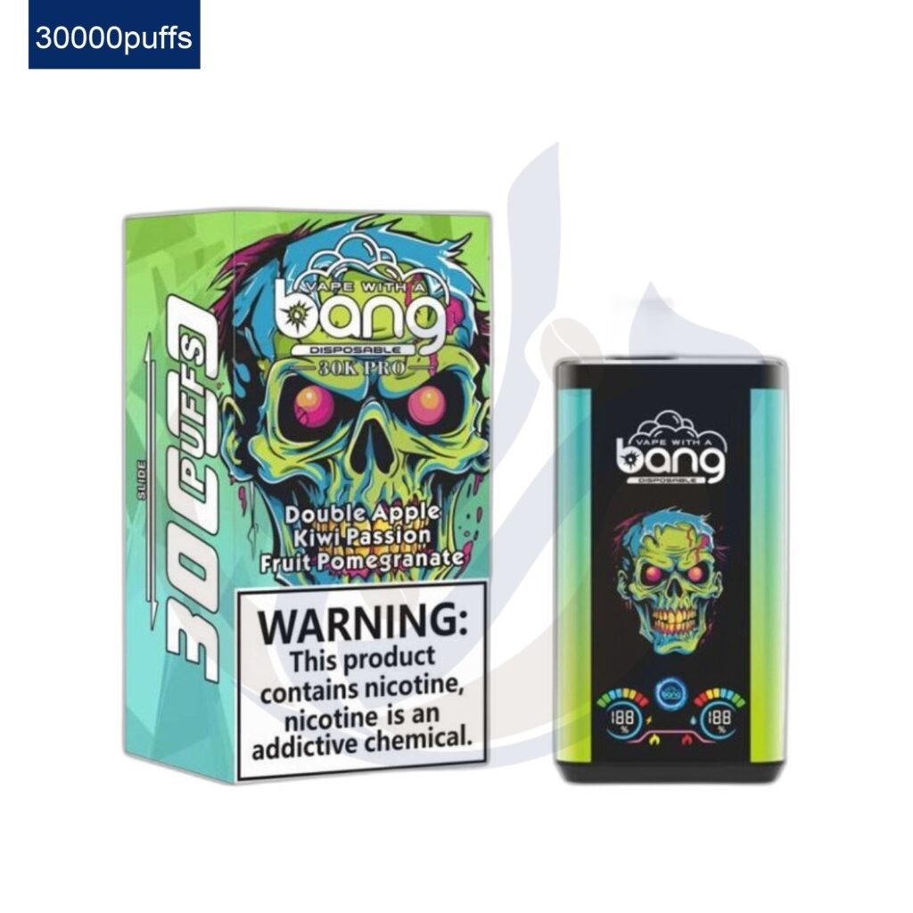 اشتري Bang 30K Pro Double Apple Kiwi Passion Fruit Pomegranate Disposable اونلاين – افضل اسعار وافضل شحن