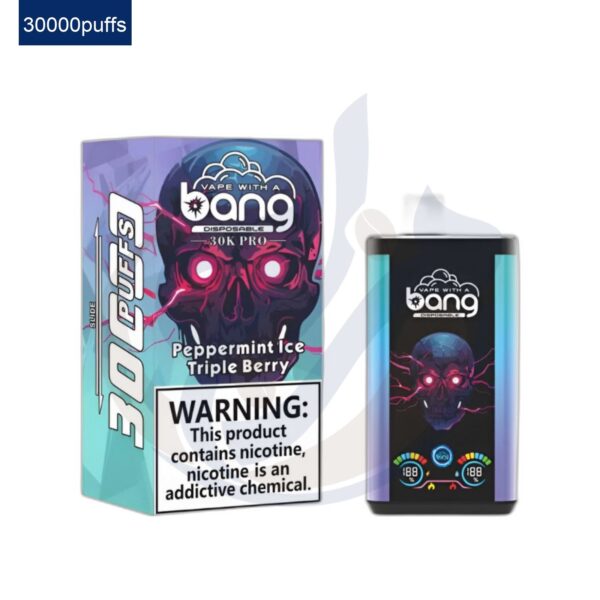 اشتري Bang 30K Pro Peppermint Ice Triple Berry Disposable اونلاين – افضل اسعار وافضل شحن