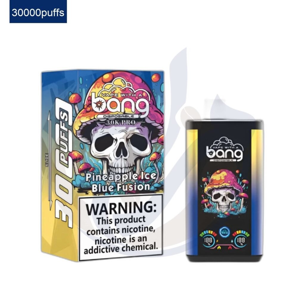 اشتري Bang 30K Pro Pineapple Ice Blue Fusion Disposable اونلاين – افضل اسعار وافضل شحن
