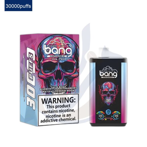 اشتري Bang 30K Pro Blueberry Cherry Cranberry Watermelon Berry Boom Disposable اونلاين – افضل اسعار وافضل شحن
