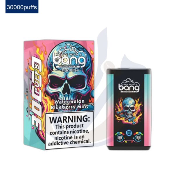 اشتري Bang 30K Pro Watermelon Blueberry Mint Disposable اونلاين – افضل اسعار وافضل شحن