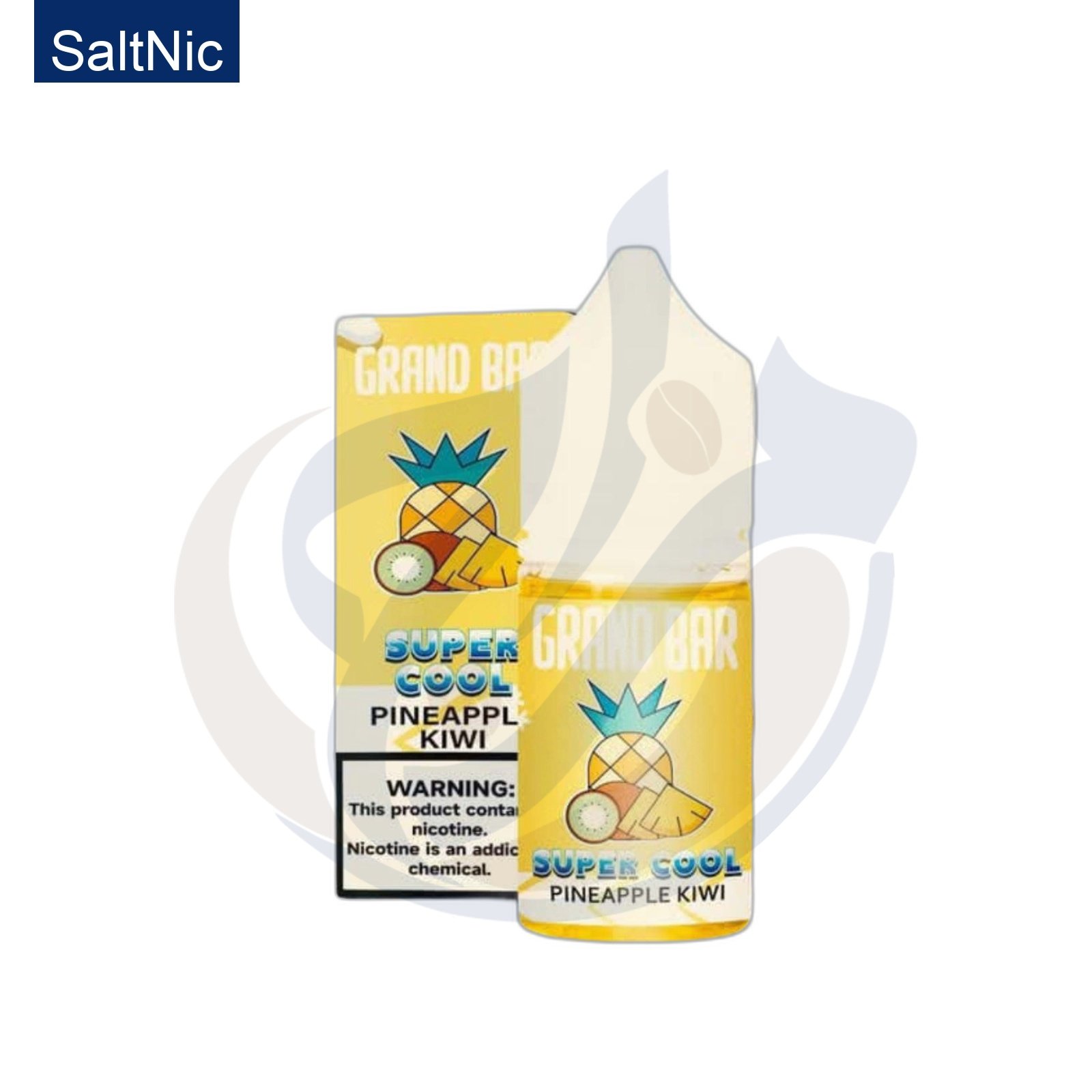 Grand Vape Super Cool SaltNic Pineapple Kiwi اشتري Grand Vape Super Cool SaltNic Pineapple Kiwi اونلاين – افضل اسعار وافضل شحن