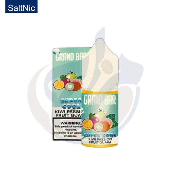 اشتري Grand Vape Super Cool SaltNic Kiwi Passion Fruit Guava اونلاين – افضل اسعار وافضل شحن