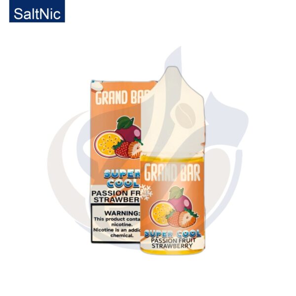 اشتري Grand Vape Super Cool SaltNic Passion Fruit Strawberry اونلاين – افضل اسعار وافضل شحن