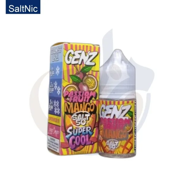 اشتري GENZ Super Cool SaltNic Passion Fruit Mango اونلاين – افضل اسعار وافضل شحن