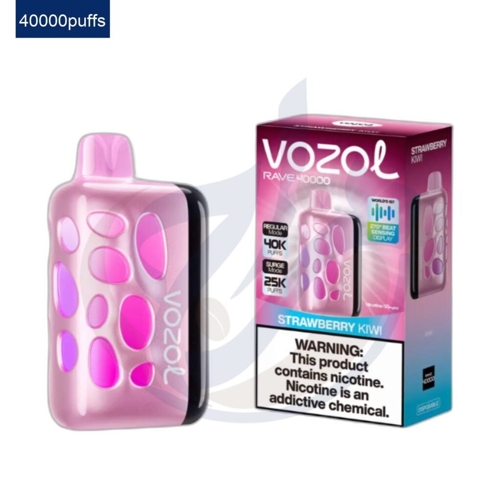 اشتري VOZOL Rave 40k Strawberry Kiwi Disposble اونلاين – افضل اسعار وافضل شحن