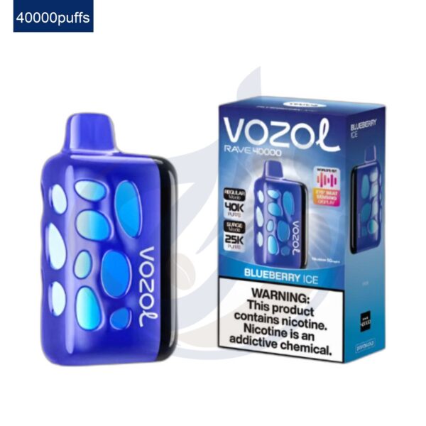 اشتري VOZOL Rave 40k Blueberry Ice Disposble اونلاين – افضل اسعار وافضل شحن