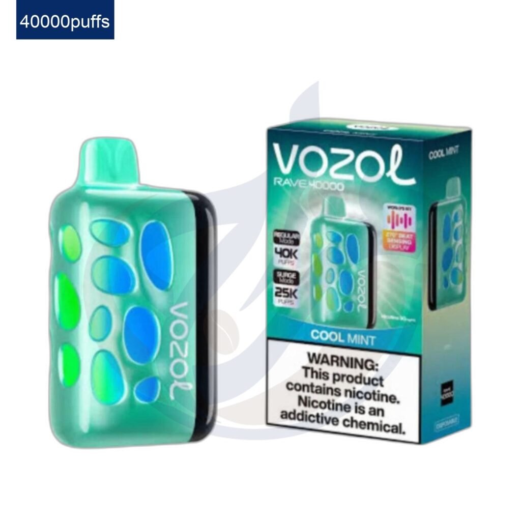 اشتري VOZOL Rave 40k Cool Mint Disposble اونلاين – افضل اسعار وافضل شحن