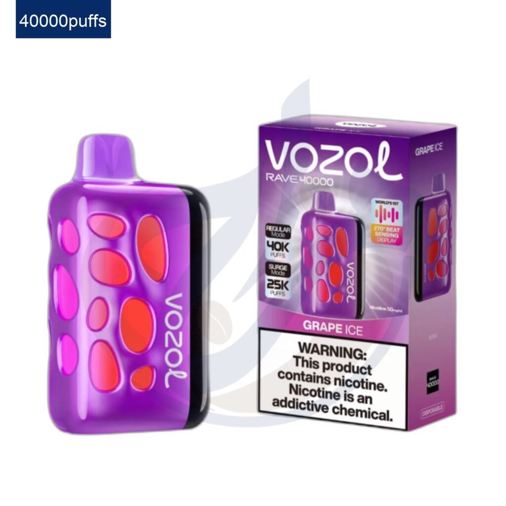 اشتري VOZOL Rave 40k Grape Ice Disposble اونلاين – افضل اسعار وافضل شحن