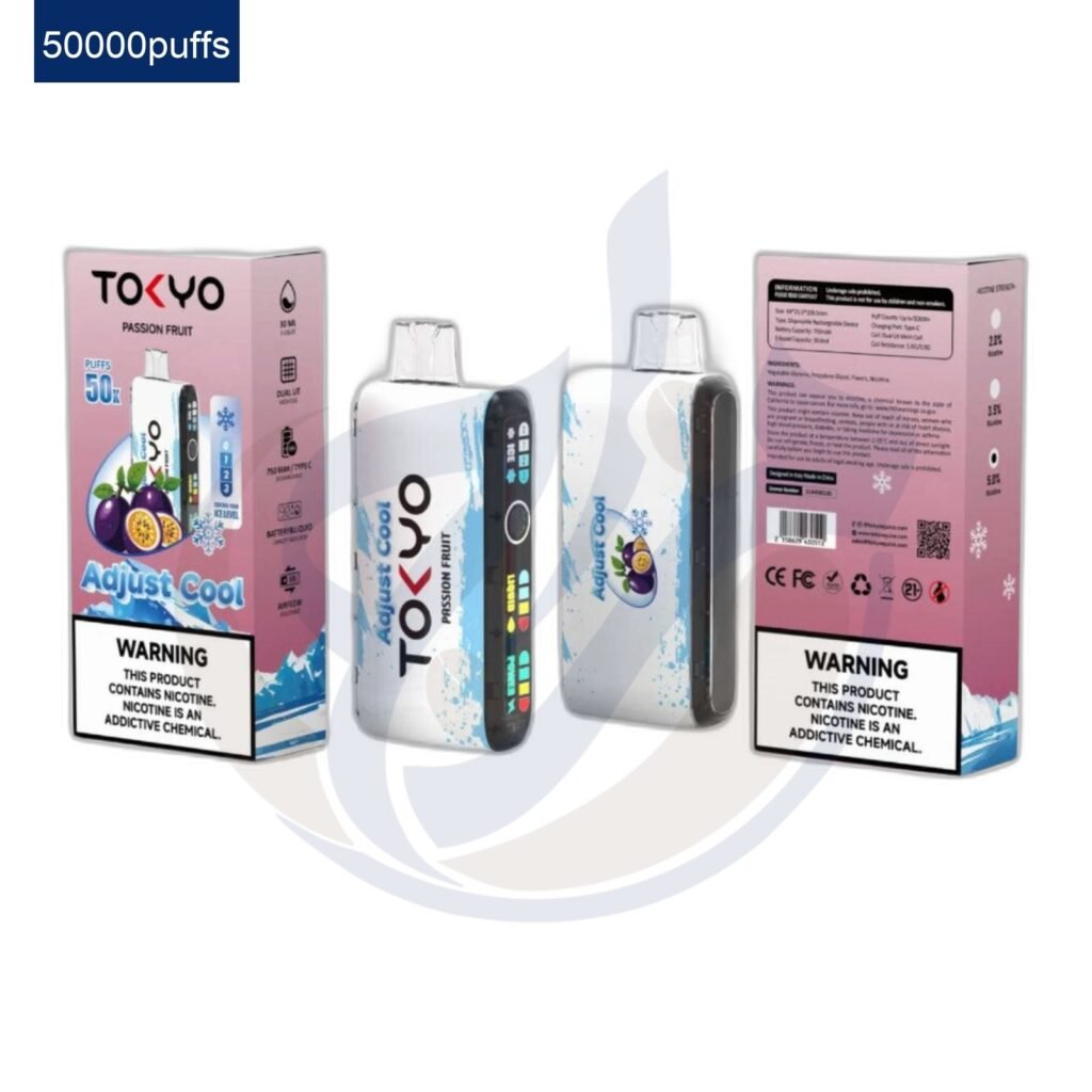 اشتري Tokyo Adjust Cool 50k Passion Fruit Disposble اونلاين – افضل اسعار وافضل شحن