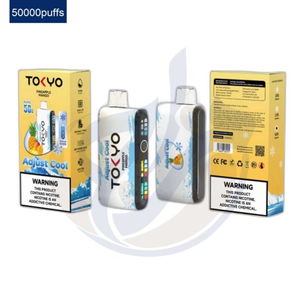 اشتري Tokyo Adjust Cool 50k Pineapple Mango Disposble اونلاين – افضل اسعار وافضل شحن