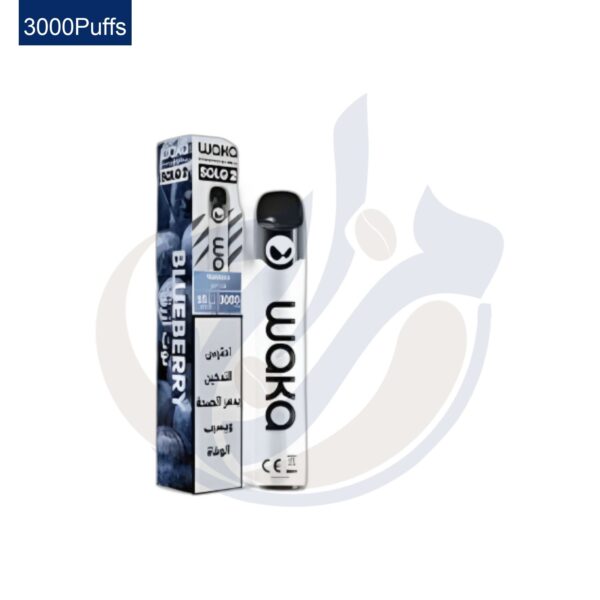اشتري WAKA Solo2 3K Blueberry Disposable اونلاين – افضل اسعار وافضل شحن