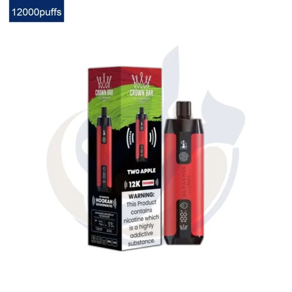 اشتري AL Fakher Sound 12K Two Apple Disposable اونلاين – افضل اسعار وافضل شحن