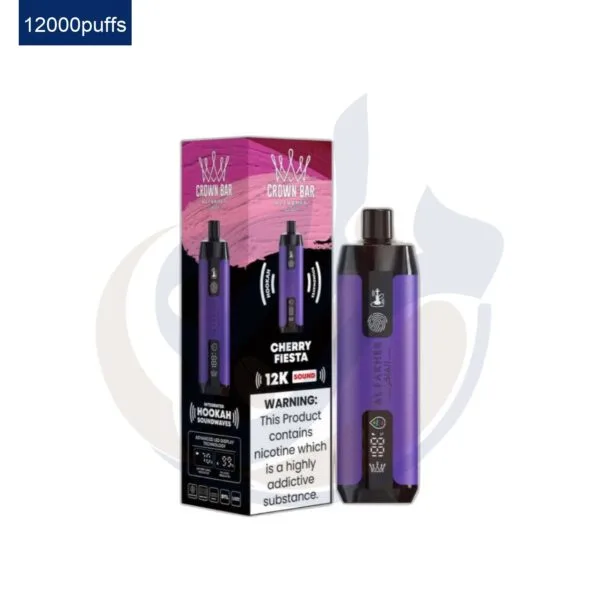 اشتري AL Fakher Sound Cherry Fiesta 12K Disposable اونلاين – افضل اسعار وافضل شحن