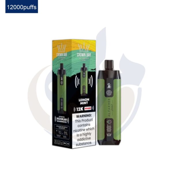 اشتري AL Fakher Sound 12K Lemon Mint Disposable اونلاين – افضل اسعار وافضل شحن