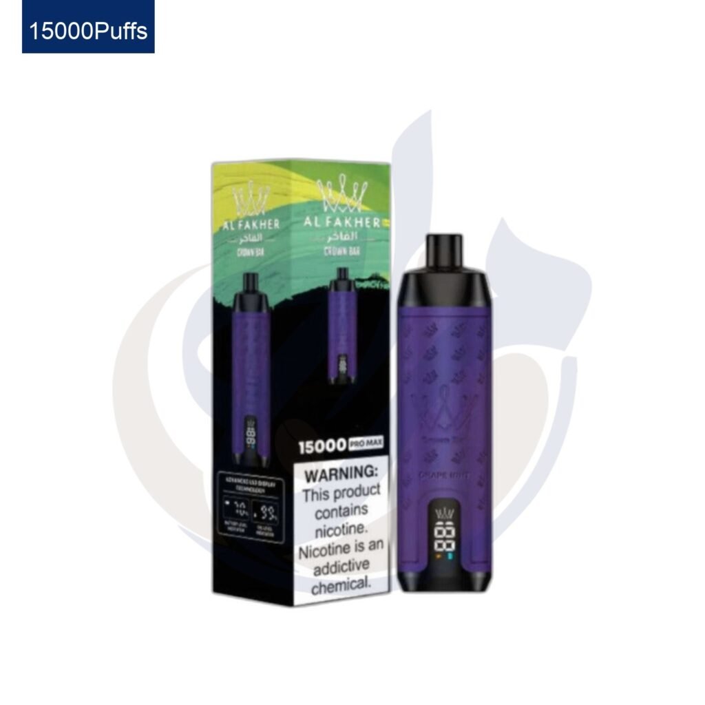 اشتري Al Fakher Crown Bar Alfakher Pro Max 15K Blackcurrant Mint Disposable اونلاين – افضل اسعار وافضل شحن