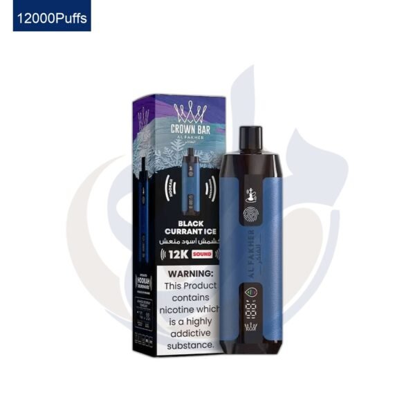 اشتري Al Fakher Crown Bar Alfakher Sound 12K Black Currant Ice Disposable اونلاين – افضل اسعار وافضل شحن