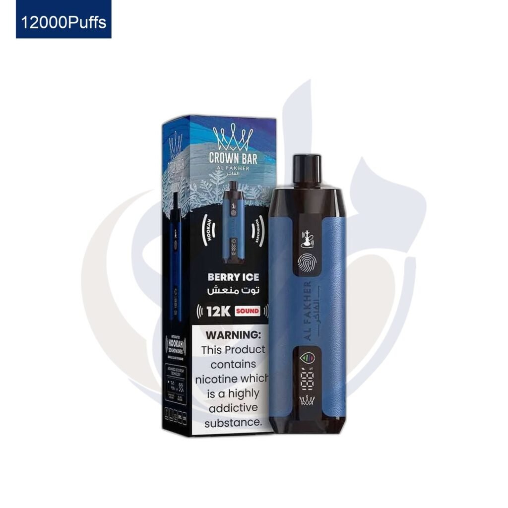اشتري Al Fakher Crown Bar Alfakher Sound 12K Berry Ice Disposable اونلاين – افضل اسعار وافضل شحن