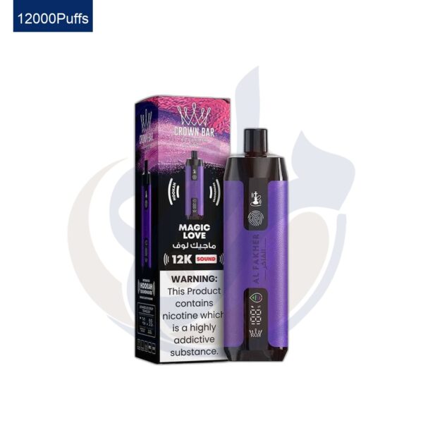 اشتري Al Fakher Crown Bar Alfakher Sound 12K Magic Love Gum Disposable اونلاين – افضل اسعار وافضل شحن