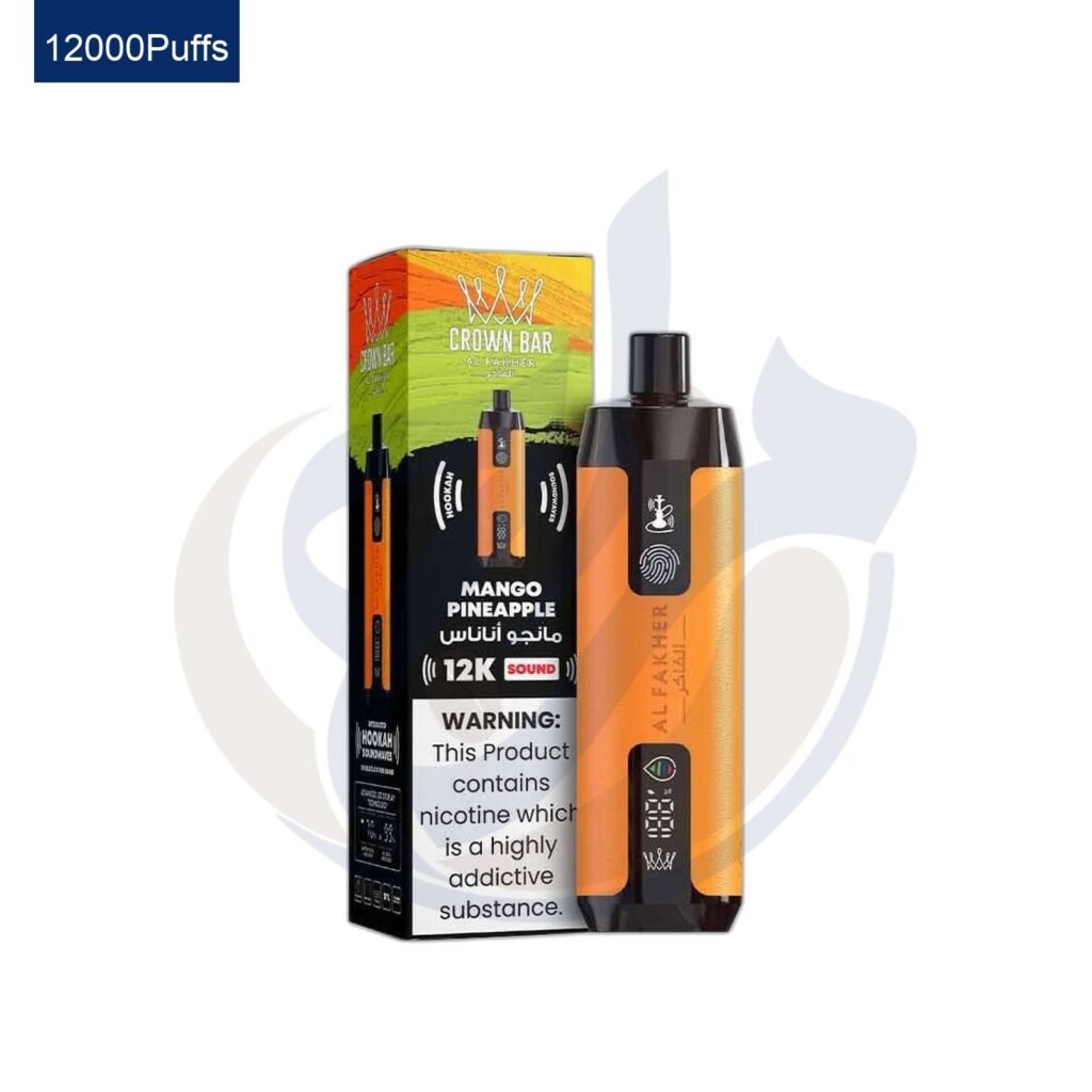 اشتري Al Fakher Crown Bar Alfakher Sound 12K Mango Pineapple Disposable اونلاين – افضل اسعار وافضل شحن