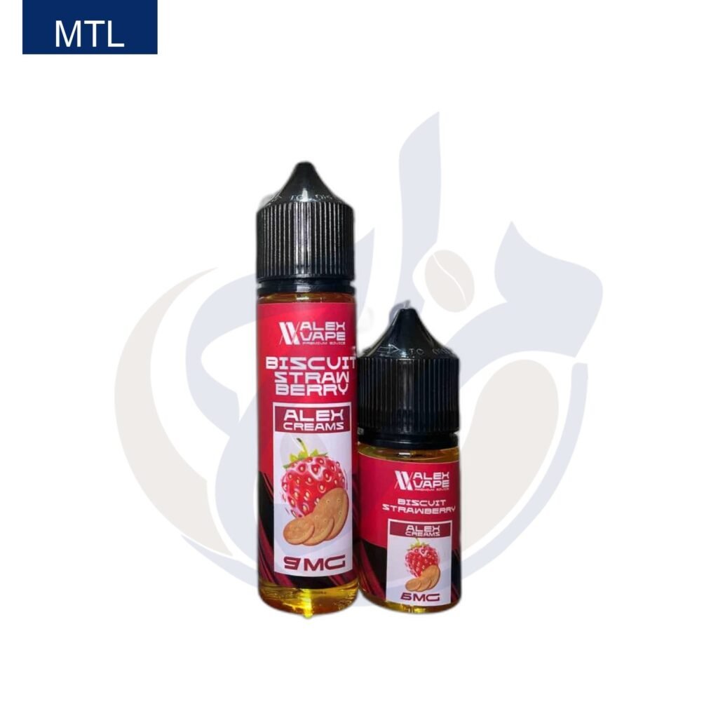 اشتري Alex Vape Biscuit Strawberry اونلاين – افضل اسعار وافضل شحن