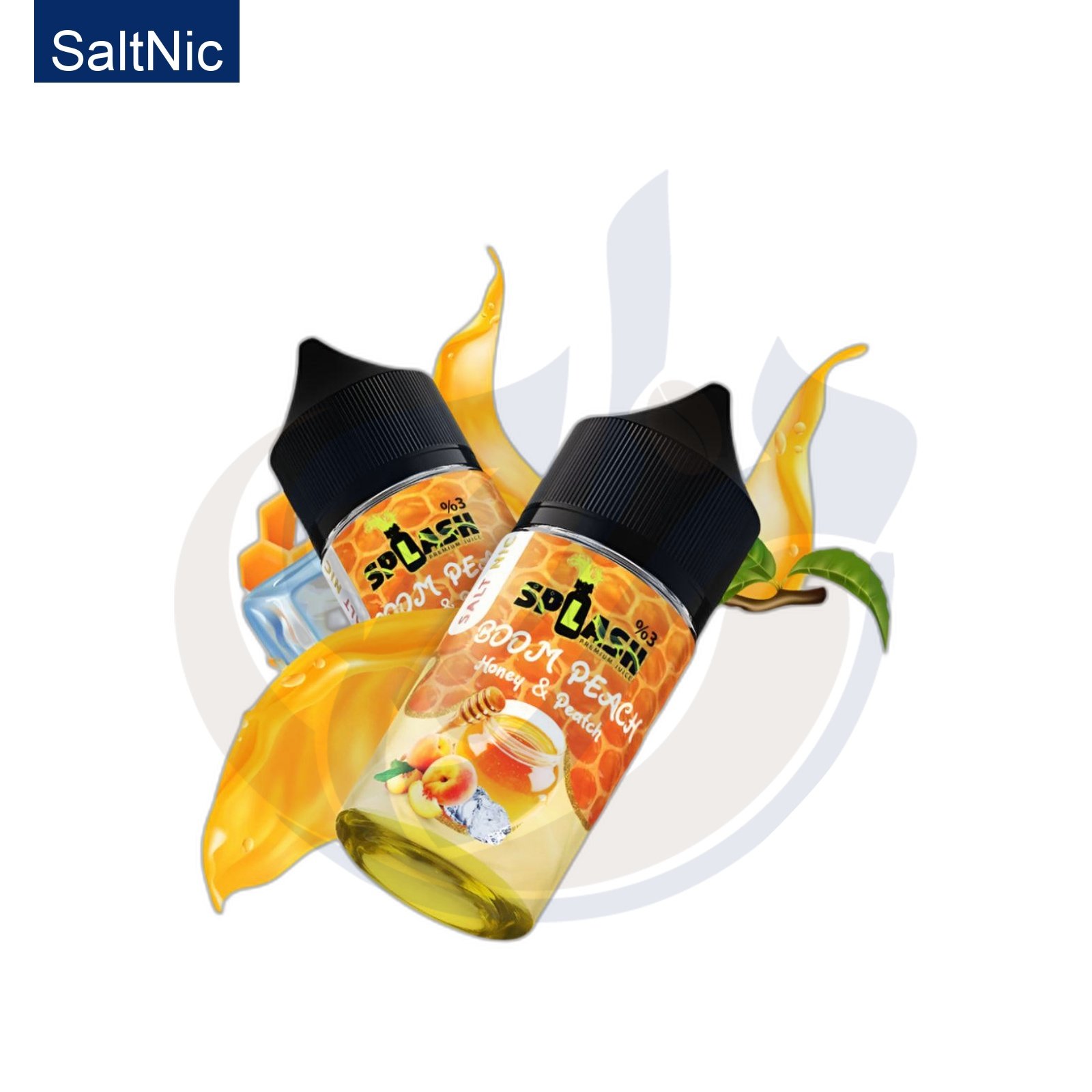 Splash SaltNic Boom peach Ice اشتري Splash SaltNic Boom peach Ice اونلاين – افضل اسعار وافضل شحن