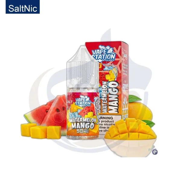 اشتري Vape Station Super Ice SaltNic Watermelon Mango اونلاين – افضل اسعار وافضل شحن
