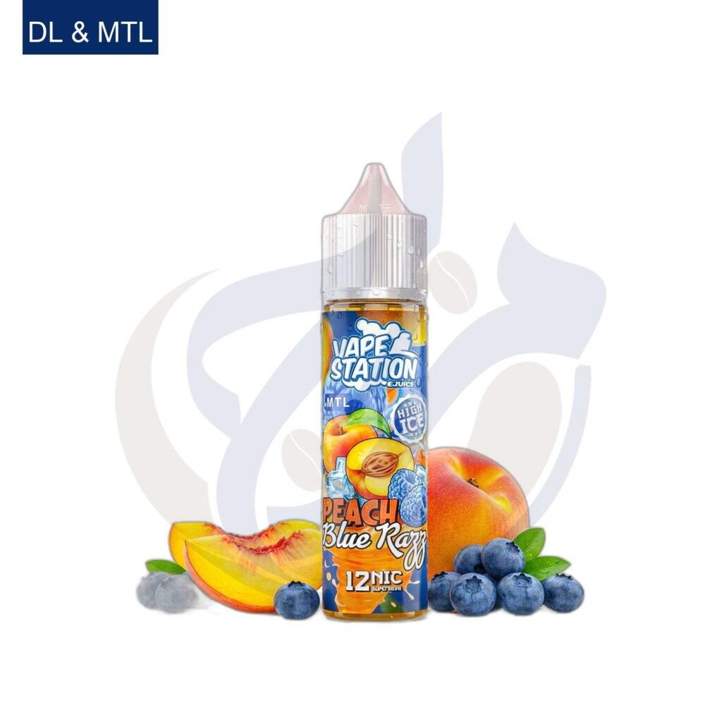 اشتري Vape Station Super Cool Peach Bluerazz اونلاين – افضل اسعار وافضل شحن