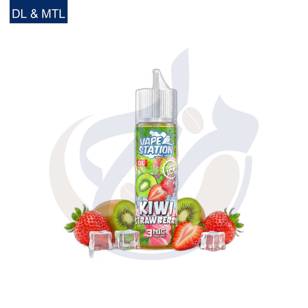 اشتري Vape Station Super Cool Kiwi Strawberry اونلاين – افضل اسعار وافضل شحن
