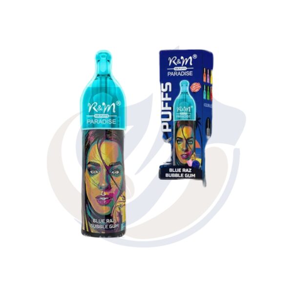 اشتري RandM Dazzle R and M Paradise Blue Raz Bubble Gum disposable اونلاين – افضل اسعار وافضل شحن