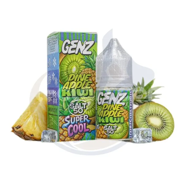 اشتري GENZ Super Cool SaltNic Pineapple Kiwi اونلاين – افضل اسعار وافضل شحن
