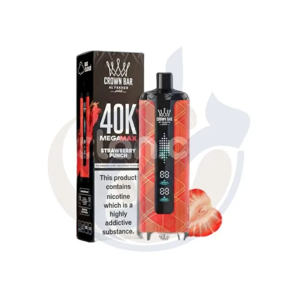 اشتري Al Fakher Mega Max 40k Strawberry Punch Disposable اونلاين – افضل اسعار وافضل شحن