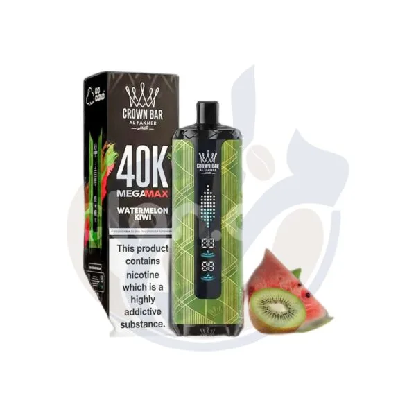 اشتري Al Fakher Mega Max 40k Watermelon Kiwi Disposable اونلاين – افضل اسعار وافضل شحن