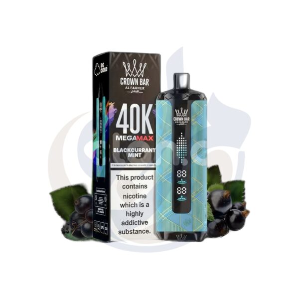 اشتري Al Fakher Mega Max 40k Blackcurrant Mint Disposable اونلاين – افضل اسعار وافضل شحن
