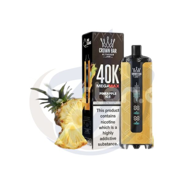 اشتري Al Fakher Mega Max 40k Pineapple Ice Disposable اونلاين – افضل اسعار وافضل شحن
