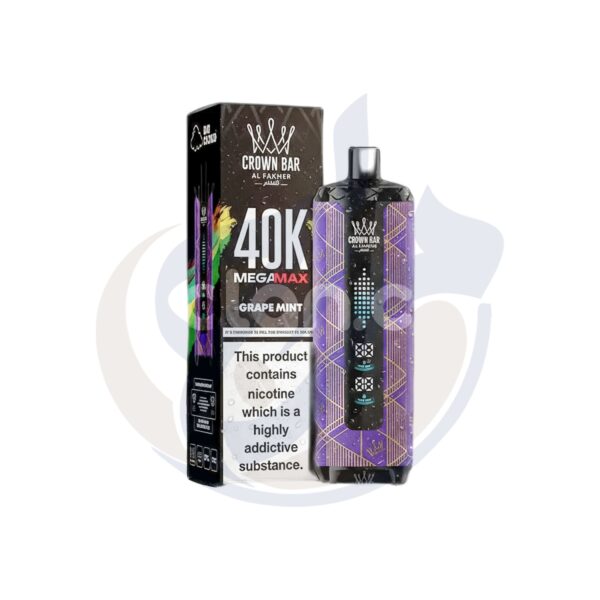 اشتري Al Fakher Mega Max 40k Grape Mint Ice Disposable اونلاين – افضل اسعار وافضل شحن