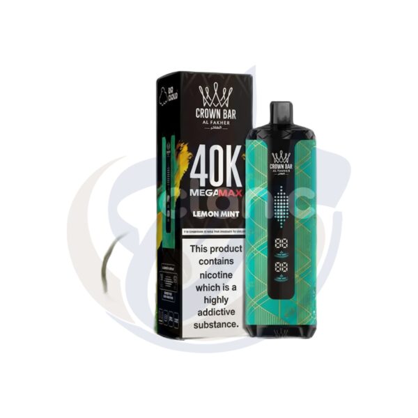 اشتري Al Fakher Mega Max 40k Lemon Mint Disposable اونلاين – افضل اسعار وافضل شحن