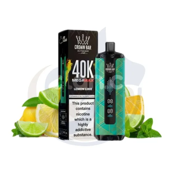 اشتري Al Fakher Mega Max 40k Lemon Lime Disposable اونلاين – افضل اسعار وافضل شحن