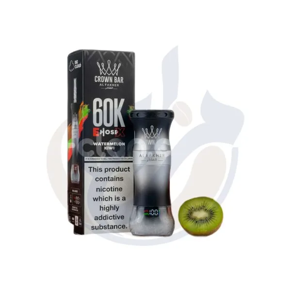 اشتري Al Fakher E Hose 60K Watermelon Kiwi Disposable اونلاين – افضل اسعار وافضل شحن