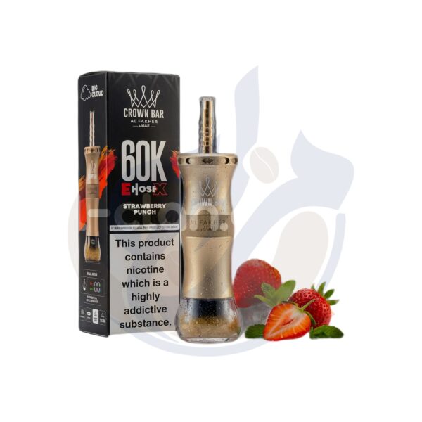 اشتري Al Fakher E Hose 60K Strawberry Punch Disposable اونلاين – افضل اسعار وافضل شحن