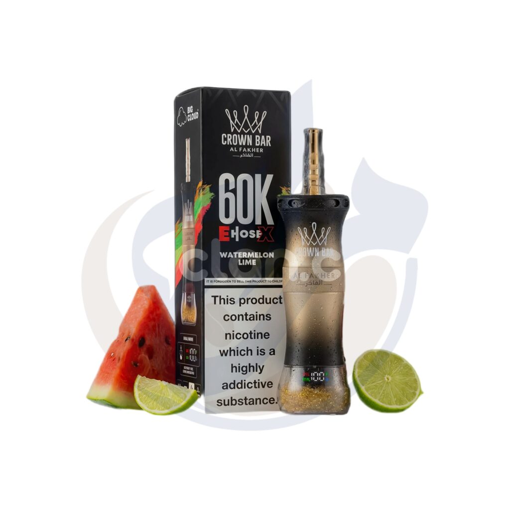 اشتري Al Fakher E Hose 60K Watermelon Lime Disposable اونلاين – افضل اسعار وافضل شحن