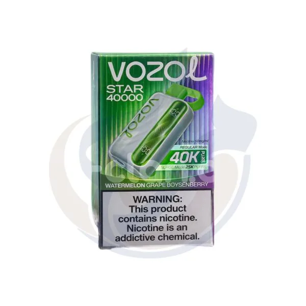 اشتري Vozol Star 40K Watermelon Grape Boysenberry Disposable اونلاين – افضل اسعار وافضل شحن