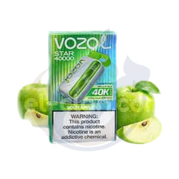 اشتري Vozol Star 40K Sour Apple Ice Disposable اونلاين – افضل اسعار وافضل شحن
